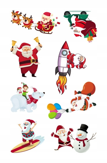 Kolorowanka z tatuażami. Mikołaj