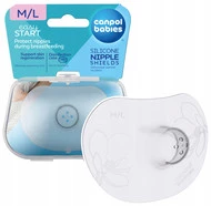 Canpol babies silikonowe osłonki piersi 2szt M/L EasyStart