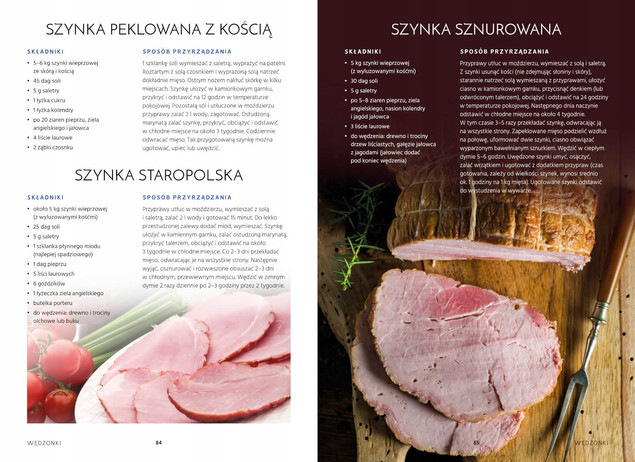 Atlas WĘDZONEK i Wyrobów Domowych Przepisy Wskazówki Marta Szydłowska SBM