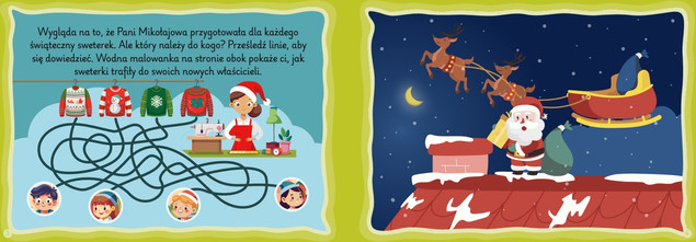 Zadanka & malowanki wodne. Idą święta