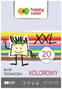 Blok Techniczny A4 20 Kolorów 170g/m2 Happy Color