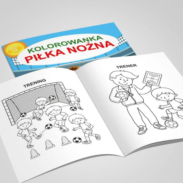 Kolorowanka. Piłka Nożna