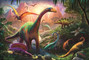 Trefl puzzle 100  Świat dinozaurów 16277