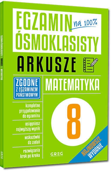 3x EGZAMIN ÓSMOKLASISTY ARKUSZE MATEMATYKA POLSKI ANGIELSKI