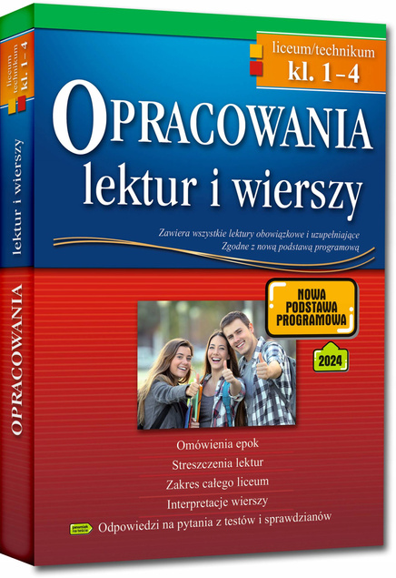 Opracowania Lektur I Wierszy Klasy 1-4 Liceum/Technikum Po Reformie Greg