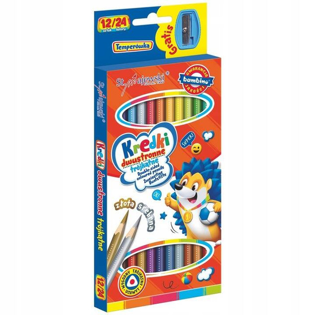 Farby plakatowe 12kol 20ml Bambino p5 MAJEWSKI/cena za 1szt.