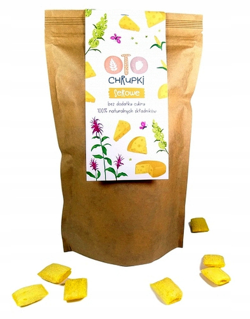 OTO Chrupki Naturalne SEROWE i POMIDOROWE Dla Dzieci 80g Otolandia 2PAK