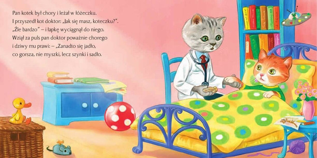Chory kotek Wierszyki bajki bajeczki