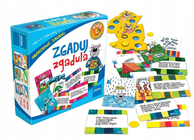 Granna gra Edukacyjna Zgaduj Zgadula obrazkowe zagadki