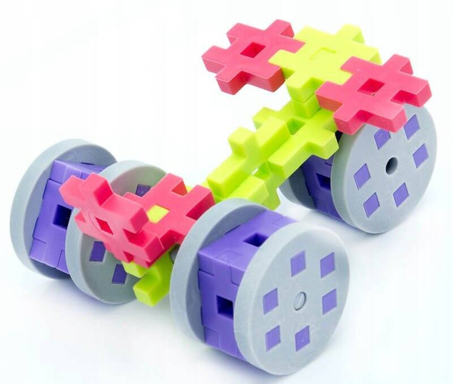 Klocki Konstrukcyjne Wafle Constructor 600 Elementów 3+ Meli 50045