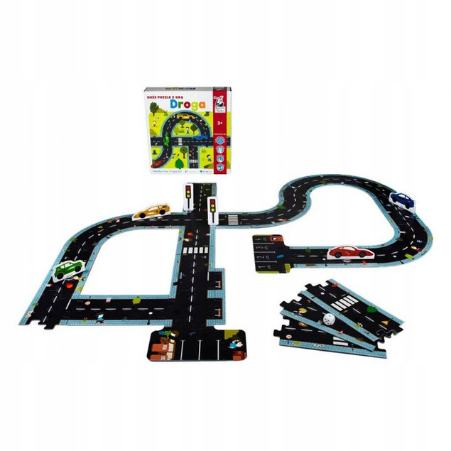 Kapitan Nauka. Droga. Duże puzzle z grą