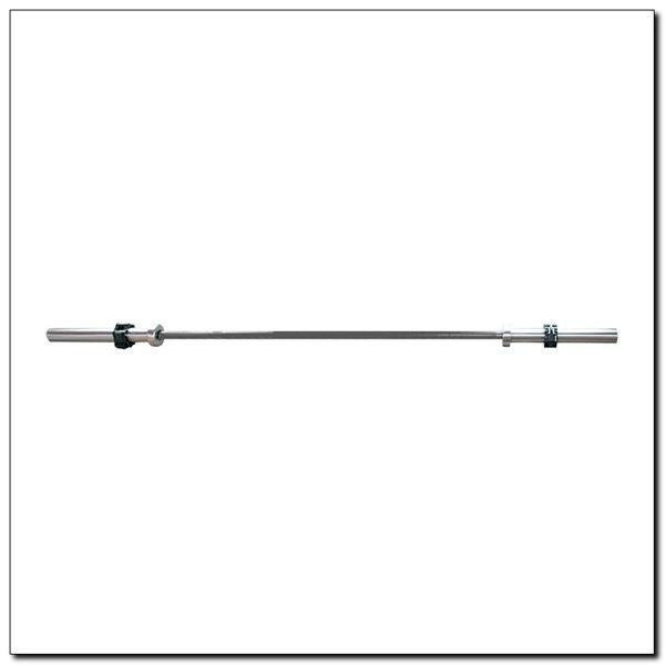 GO450 GRYF OLIMPIJSKI 220 CM HMS Z ZACISKAMI LOCK JAW RED