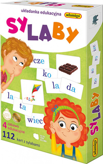 SYLABY Układanka Edukacyjna 6+ Adamigo