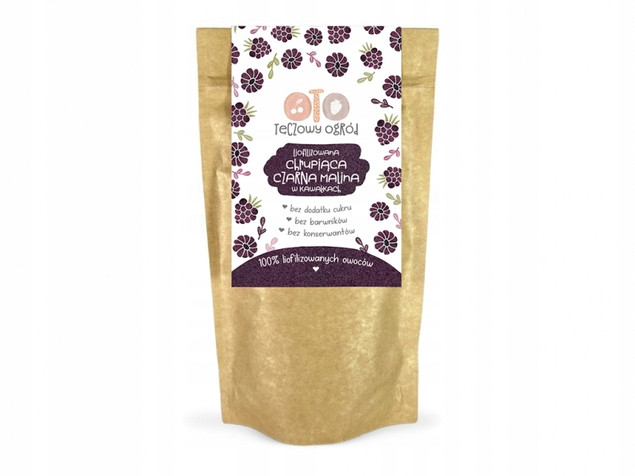 OtoLandia Tęczowy ogród Owoce liofilizowane w kawałkach Malina czarna 20 g