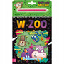 Zdrapuj i szukaj małpki. W zoo