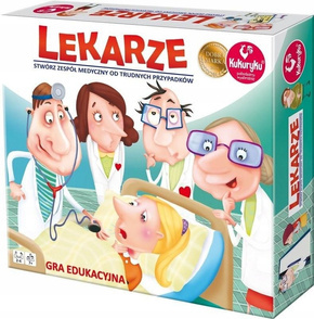 Lekarze Gra Planszowa Dla Dzieci Edukacyjna 7+ Kukuryku 63315