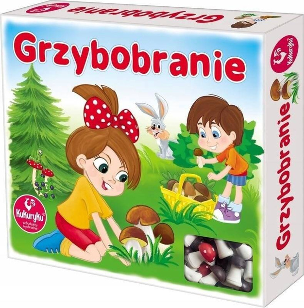 Grzybobranie Gra Planszowa Dla Dzieci Rodzinna 3+ Kukuryku