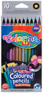 Kredki 10kol metalic Patio COLORINO