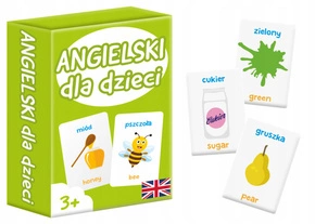 Angielski Dla Dzieci Mini Karty Z Hasłami PL/EN Do Nauki 3+ Kangur