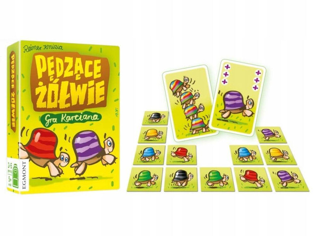 Egmont gra Karciana Pędzące żółwie Gry do plecaka