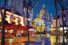 Puzzle 1500 Układanka Paryż MONTMARTRE Miasto Kawiarnia 14+ Clementoni