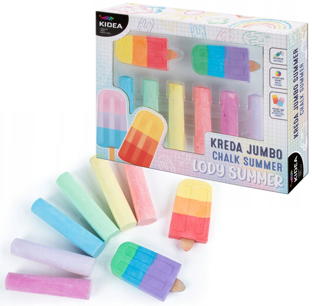 SZKOŁA KREDA JUMBO 8KOL