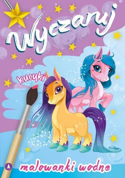 MALOWANKI KOLOROWANKI Z NAKLEJKAMI WYCZARUJ KUCYKI