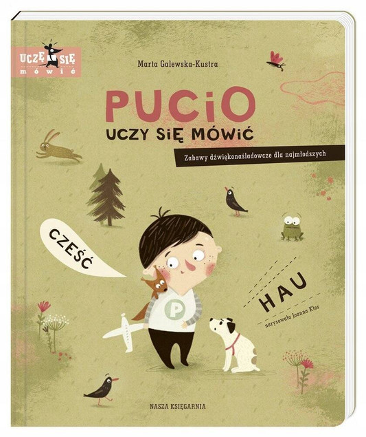 Pucio uczy się mówić. Zabawy