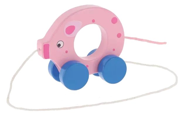 Zabawka drewniana Świnka 61661 Trefl