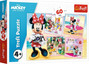 Puzzle 60 Układanka Myszka MINNIE Urocza MYSZKA Miki Kaczka DAISY 4+ Trefl