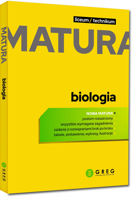 Biologia matura 2024 – repetytorium poziom rozszerzony | Greg