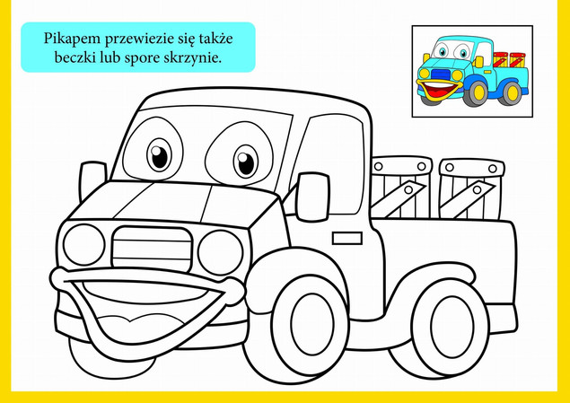 Nasze kolorowe Ciężarówki z naklejkami