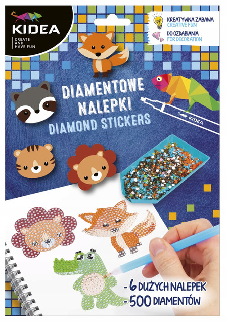 NAKLEJKI DIAMENTOWE ZWIERZĘTA diamentowa mozaika