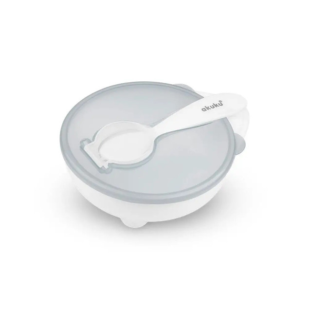 Miseczka z łyżeczką white Akuku