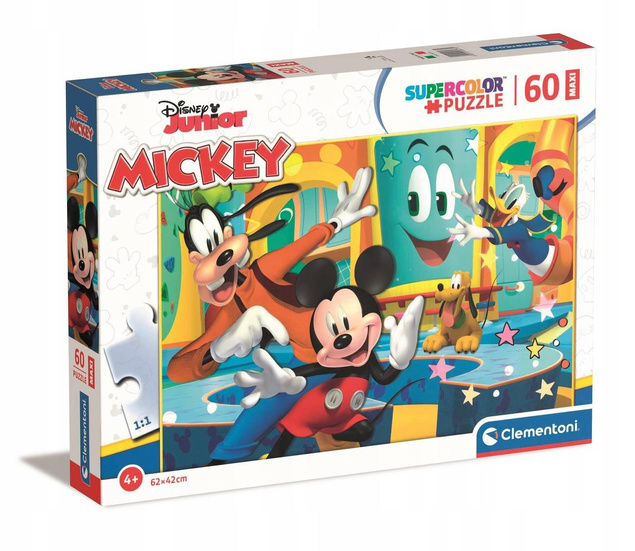 Clementoni Puzzle 60 Maxi SuperColor Mickey