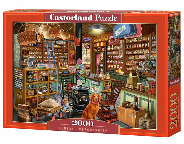 Puzzle 2000 Układanka Pies SKLEP Produkty Piesek 9+ Castorland