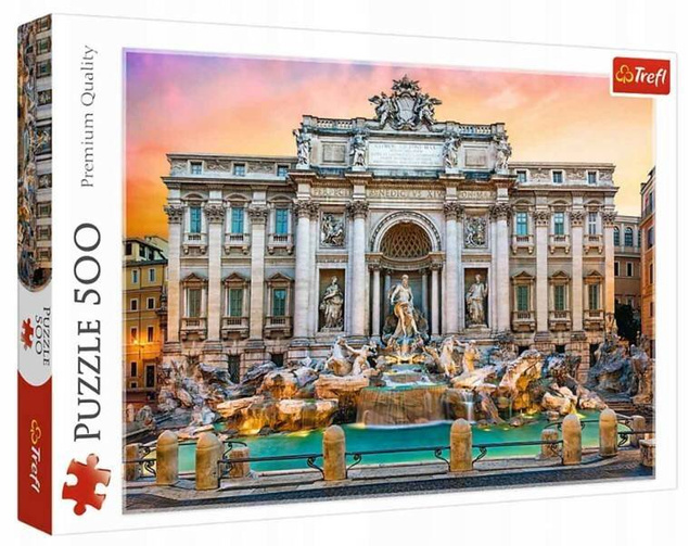 PUZZLE 500el Fontanna di Trevi Rzym TREFL 37292