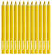 BAMBINO Kredki w drewnie trójkątne, ŻÓŁTA 12 szt