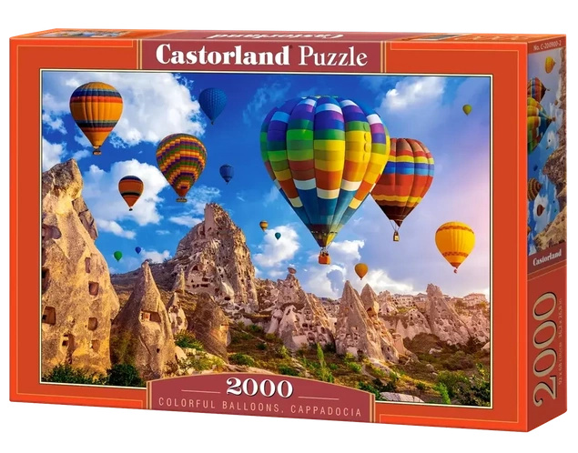 PUZZLE 2000 BALONY KANION NIEBO WIDOK KRAJOBRAZ