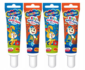 4x Klej Biały Hokus Pokus w Tubie 45g Bambino