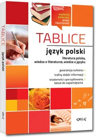 Tablice. Język polski: literatura polska, wiedza o literaturze, wiedza o języku