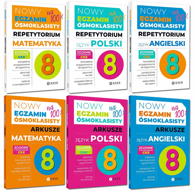 Egzamin ósmoklasisty ANGIELSKI repetytorium GREG
