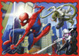 Trefl Puzzle 4w1 Bohaterski Spider-Man 34384