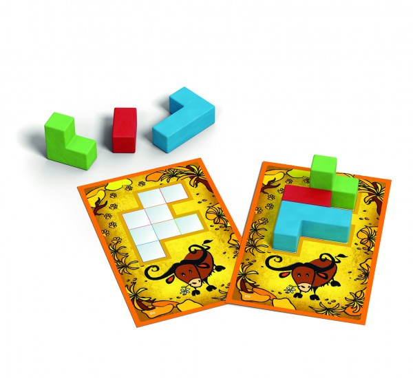 Ubongo Junior 3D Gra Planszowa Spostrzegawczość Logiczne Myślenie 5+ Egmont