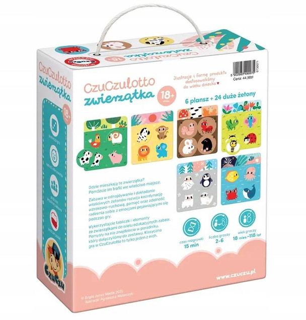 Zestaw Edukacyjny Zwierzątka CzuCzuLotto