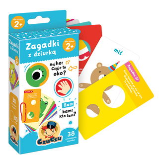 Zagadki z Dziurką Dla Dzieci Obrazkowa Książeczka 2+ CzuCzu