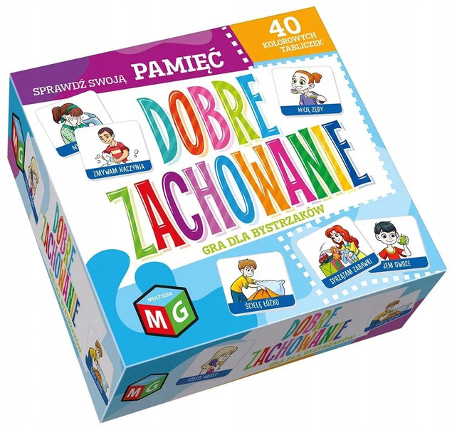 DOBRE ZACHOWANIE Gra Dla Bystrzaków Pamięciowa 3+ Multigra