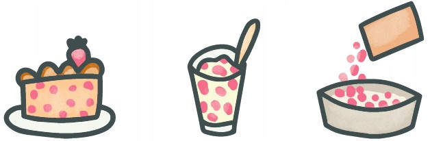 OtoLandia Tęczowy Ogród Wiśnia, truskawka, banan i jabłko liofilizowane w kawałkach 20 g