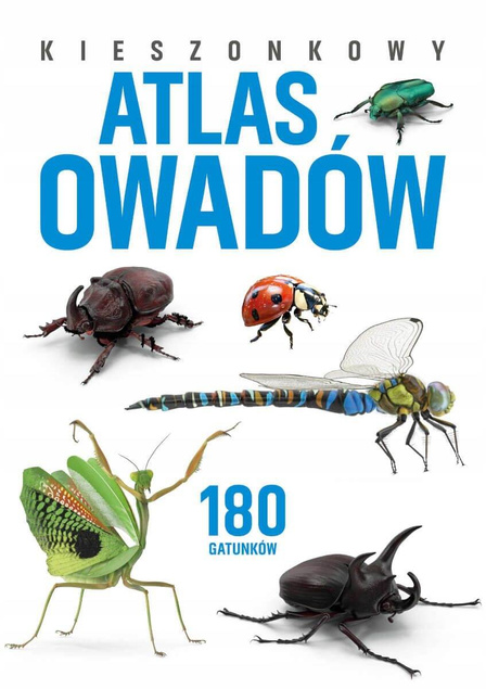 KIESZONKOWY ATLAS OWADÓW 180 GATUNKÓW KSIĄŻKA O OWADACH PORADNIK