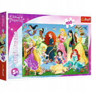 Puzzle 100 Układanka KSIĘŻNICZKI Disney Ariel Bella Śnieżka 5+ Trefl 16417